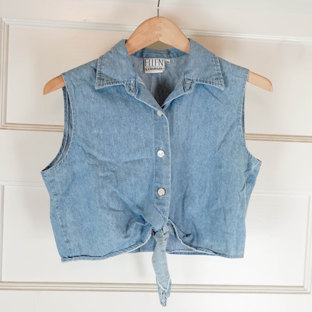 Vintage Denim Crop